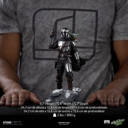 The Mandalorian & Grogu statuette 1/10 Art Scale The Mandalorian and Grogu 25 cm