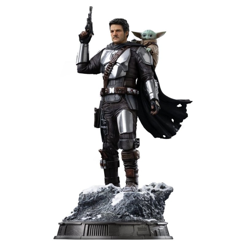 The Mandalorian & Grogu statuette 1/10 Art Scale The Mandalorian and Grogu 25 cm