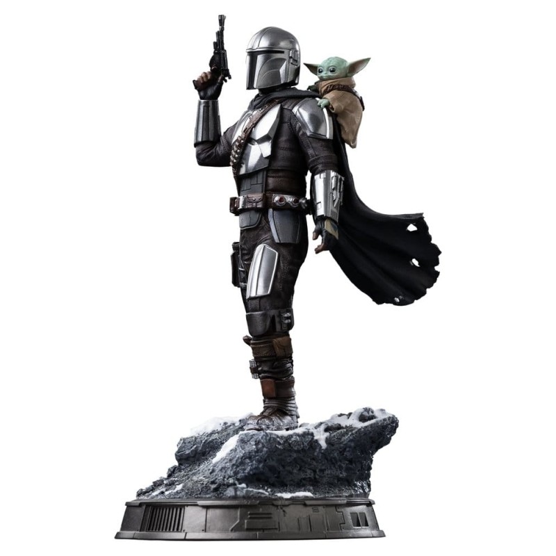 The Mandalorian & Grogu statuette 1/10 Art Scale The Mandalorian and Grogu 25 cm