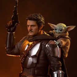 The Mandalorian & Grogu statuette 1/10 Art Scale The Mandalorian and Grogu 25 cm