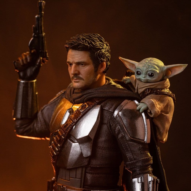 The Mandalorian & Grogu statuette 1/10 Art Scale The Mandalorian and Grogu 25 cm
