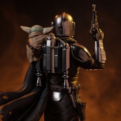 The Mandalorian & Grogu statuette 1/10 Art Scale The Mandalorian and Grogu 25 cm