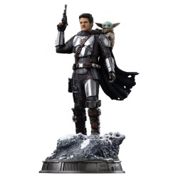 The Mandalorian & Grogu statuette 1/10 Art Scale The Mandalorian and Grogu 25 cm