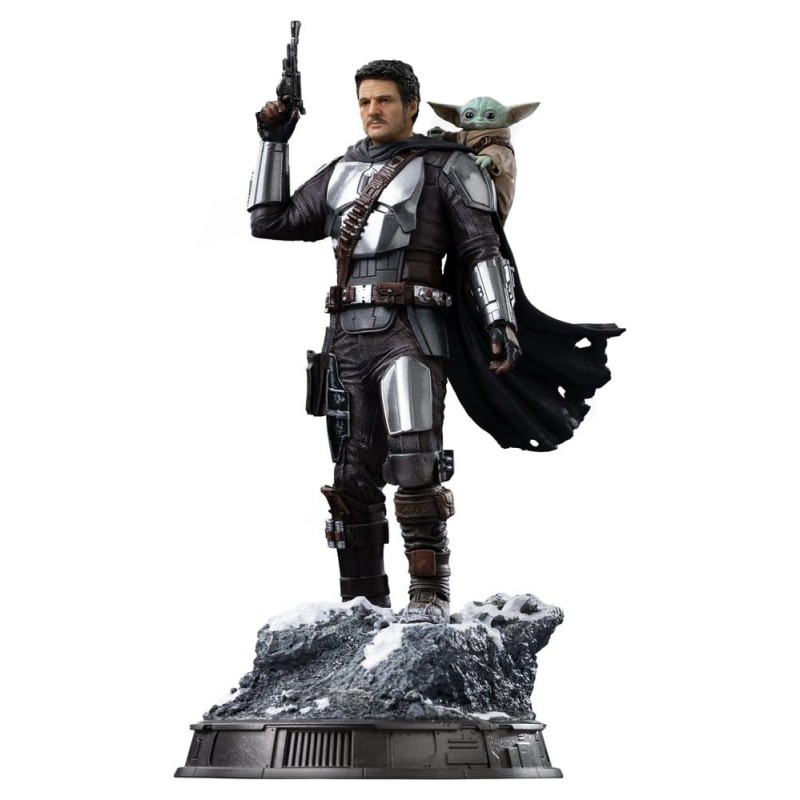 The Mandalorian & Grogu statuette 1/10 Art Scale The Mandalorian and Grogu 25 cm