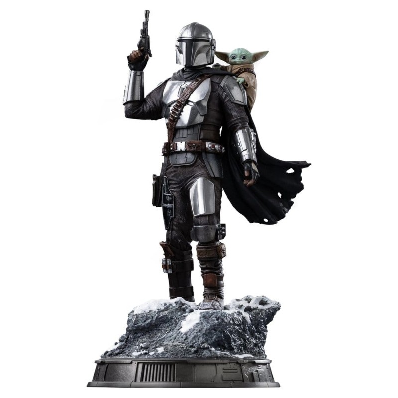The Mandalorian & Grogu statuette 1/10 Art Scale The Mandalorian and Grogu 25 cm