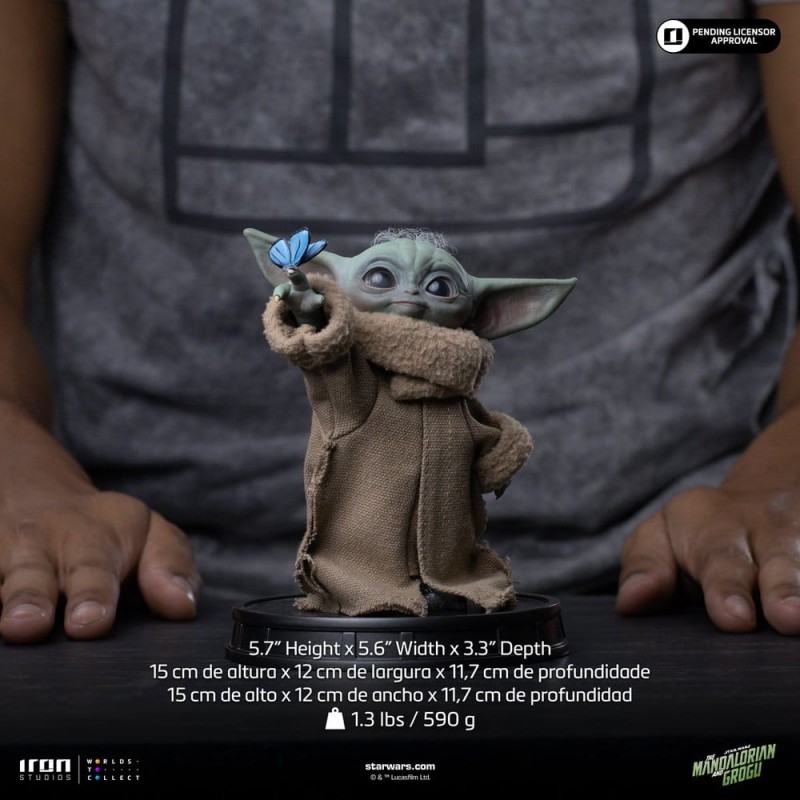 The Mandalorian & Grogu Grogu Collection statuette Grogu Butterfly Wonder