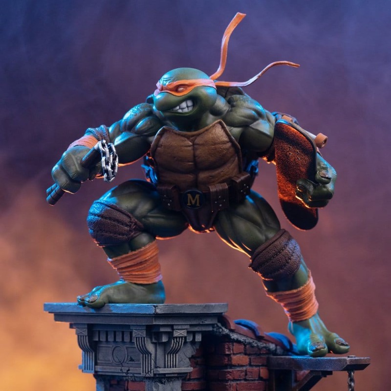 Teenage Mutant Ninja Turtles statuette 1/10 Art Scale Michelangelo Unleashed 24 cm