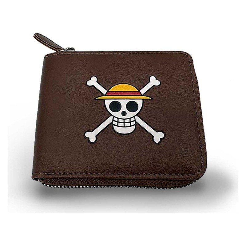 One Piece Portefeuille Man Zip Skull