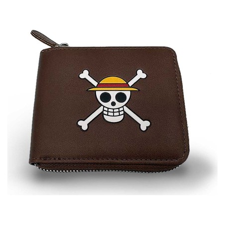 One Piece Portefeuille Man Zip Skull