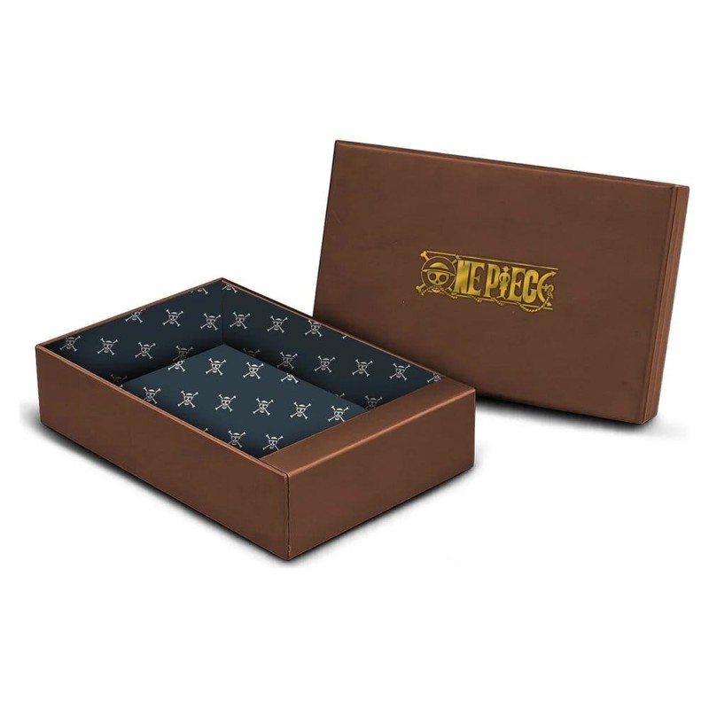 One Piece Wallet Man Zip Skull
