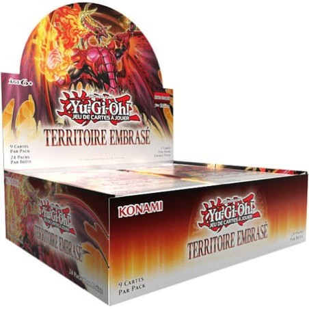 Yu-Gi-Oh! - Territoire Embrasé - Boite de Boosters ( 24 boosters ) - FR