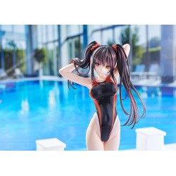 Date A Live Swimsuit Silhouette PVC Figure 1/7 Kurumi Tokisaki Swimwear Ver. 24 cm