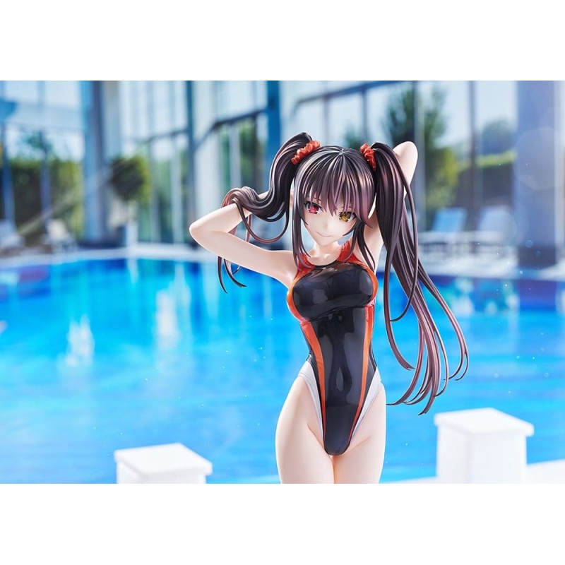 Date A Live Swimsuit Silhouette PVC Figure 1/7 Kurumi Tokisaki Swimwear Ver. 24 cm