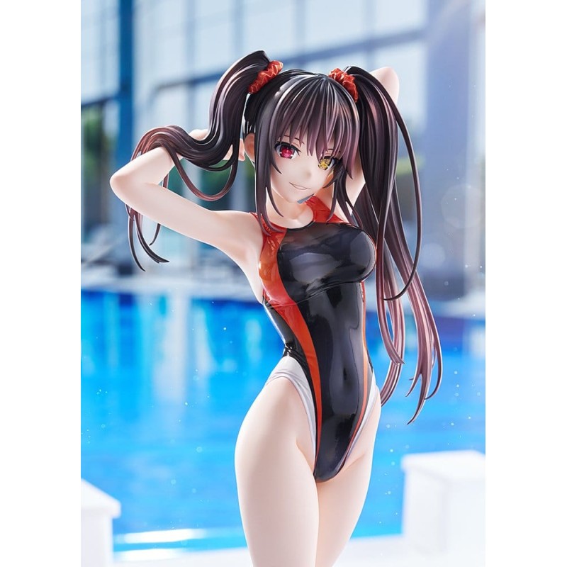 Date A Live Swimsuit Silhouette PVC Figure 1/7 Kurumi Tokisaki Swimwear Ver. 24 cm