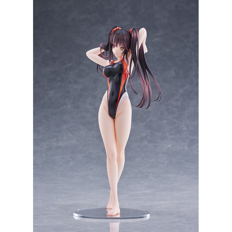 Date A Live Swimsuit Silhouette figurine PVC 1/7 Kurumi Tokisaki Swimwear Ver. 24 cm