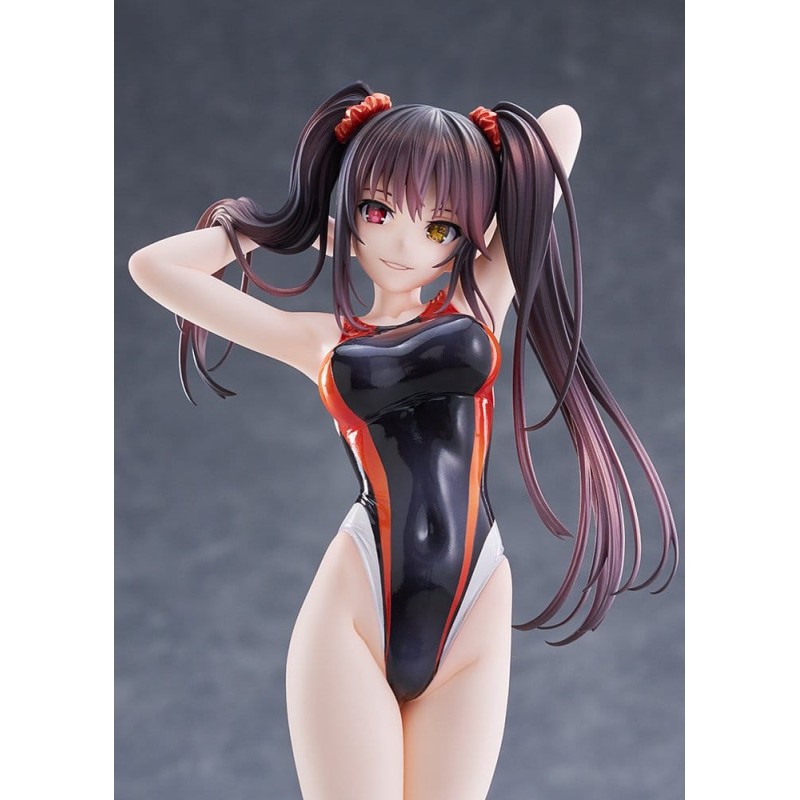 Date A Live Swimsuit Silhouette PVC Figure 1/7 Kurumi Tokisaki Swimwear Ver. 24 cm