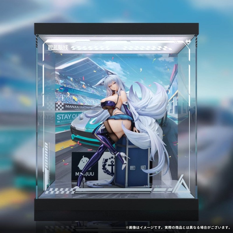 Azur Lane figurine PVC 1/7 Shinano Moonlit Chrome Ver. Acrylic Special Edition w/Display 25 cm