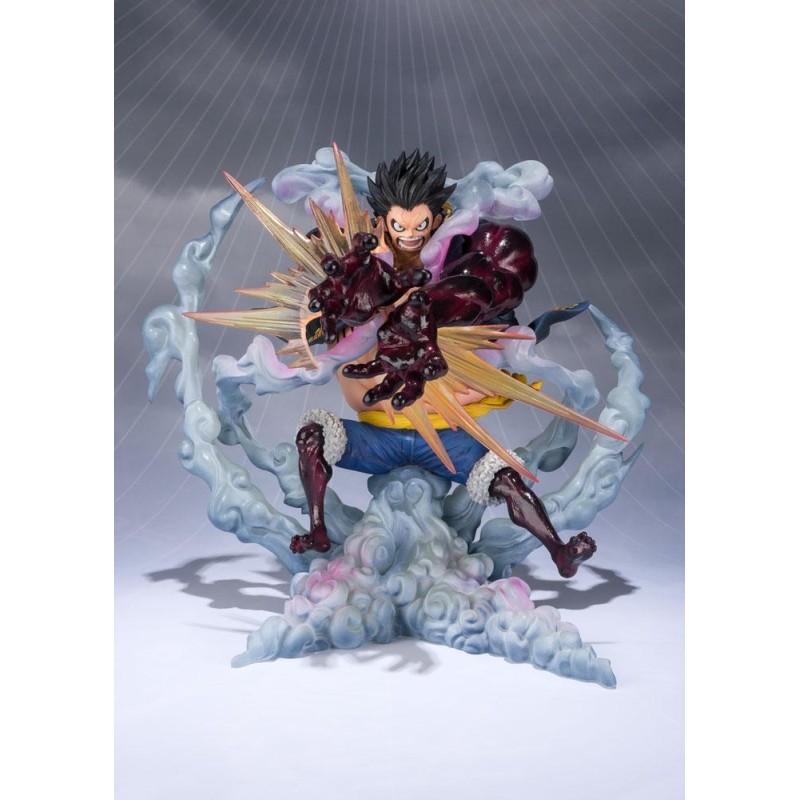 One Piece statuette PVC FiguartsZERO Monkey D. Luffy Gear 4 Leo Bazooka Reissue 18 cm