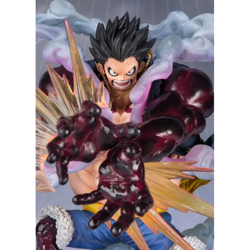 One Piece statuette PVC FiguartsZERO Monkey D. Luffy Gear 4 Leo Bazooka Reissue 18 cm