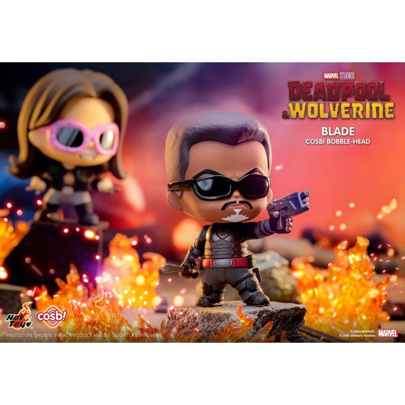 Deadpool & Wolverine Cosbi figurines mini 9 cm Series 2 Blind Box Display (8)
