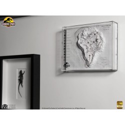 Jurassic Park Carte topographique Isla Nublar 