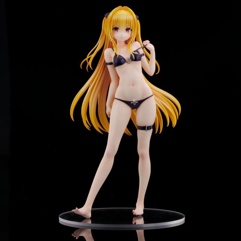 To Love Ru Darkness figurine PVC 1/4 Swimsuit Series Golden Darkness 39 cm