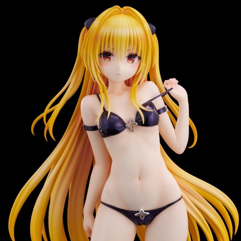 To Love Ru Darkness figurine PVC 1/4 Swimsuit Series Golden Darkness 39 cm