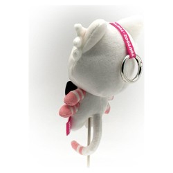Hazbin Hotel Keychain Plush Angel Dust Kitty 13 cm