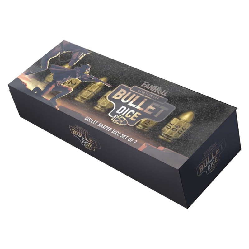FanRoll Resin Bullet Poly pack dés Gunslinger (7)