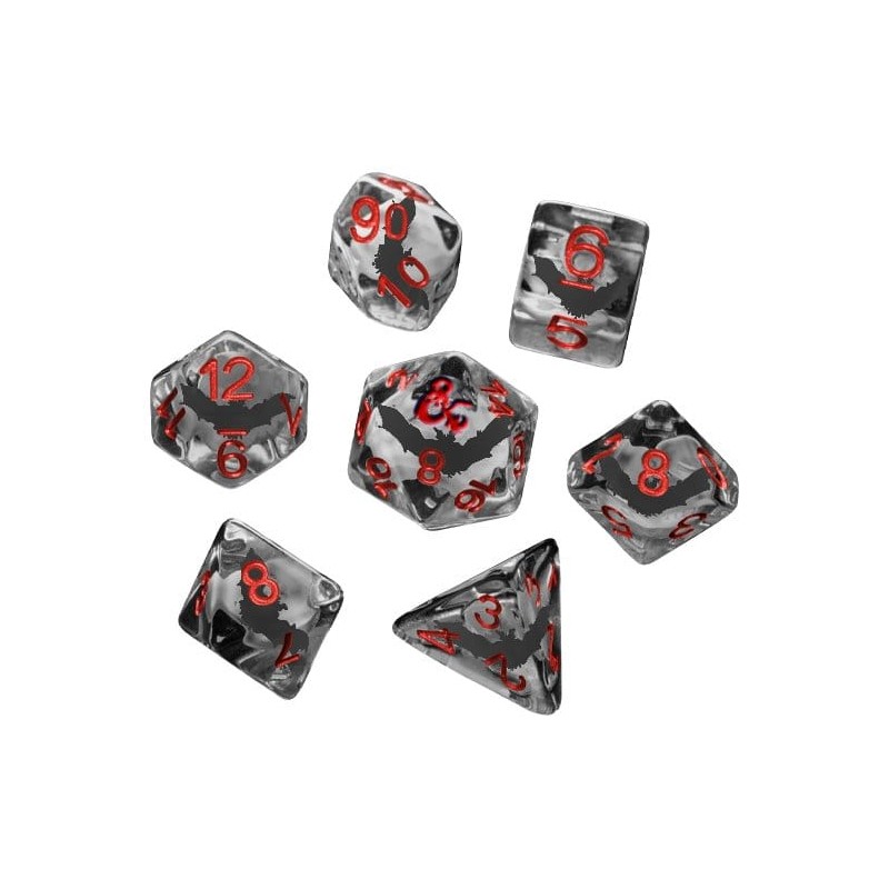 Dungeons & Dragons Ravenloft pack dés Inclusion Bats (7)