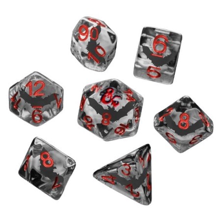 Dungeons & Dragons Ravenloft pack dés Inclusion Bats (7)