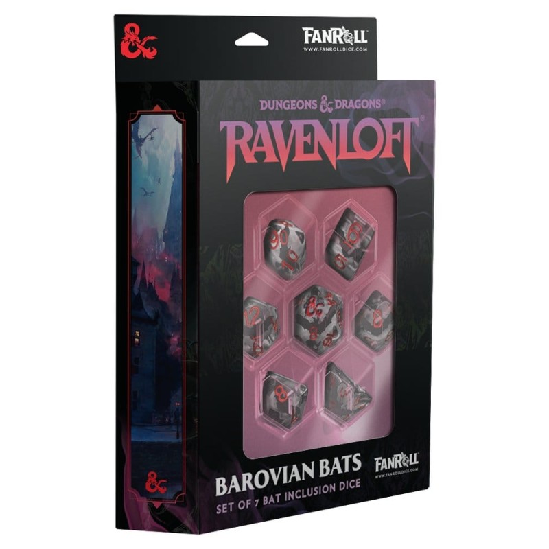 Dungeons & Dragons Ravenloft pack dés Inclusion Bats (7)