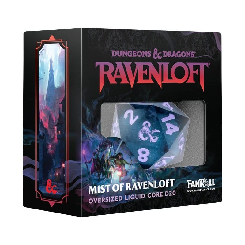 Dungeons & Dragons Mists of Ravenloft Dé Oversized Liquid Core d20