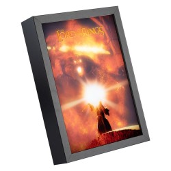 Le Seigneur des Anneaux panneau LED encadré 28 x 20 cm