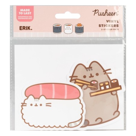 Pusheen Vinyl Stickers Sushi Roll Vol. 1 Set of 2