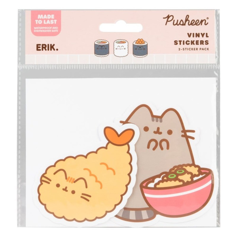Pusheen Vinyl Stickers Sushi Roll Vol. 2 Set of 2