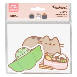 Pusheen autocollants en vinyle Sushi Roll Vol. 4 Set de 2