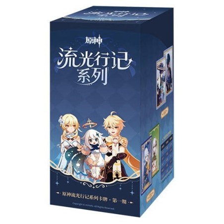 Genshin Impact Jeu de Cartes à Collectionner Journey of Light Blind Box Display (18) *Version Chinoise*