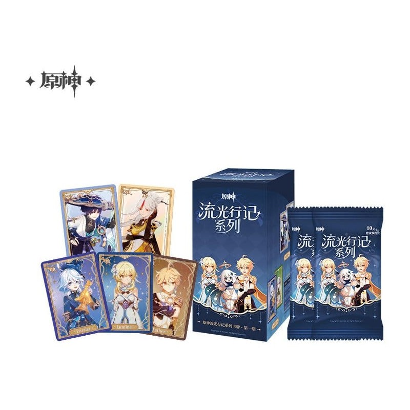 Genshin Impact Jeu de Cartes à Collectionner Journey of Light Blind Box Display (18) *Version Chinoise*