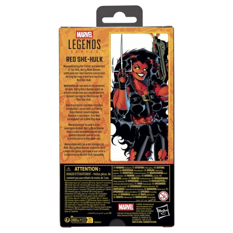 Hulk Marvel Legends figurine Red She-Hulk 15 cm