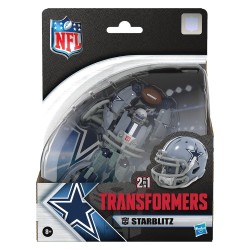 Transformers x NFL Action Figure Dallas Cowboys: Starblitz 14 cm