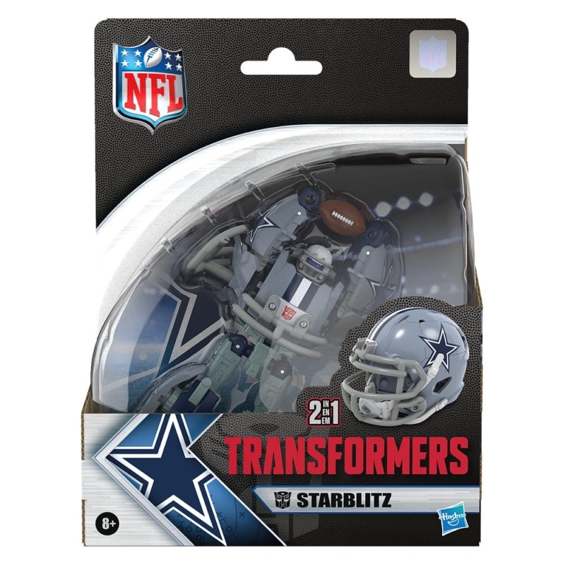 Transformers x NFL Action Figure Dallas Cowboys: Starblitz 14 cm