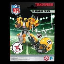 Transformers x NFL figurine Green Bay Packers: Tundra Prime 14 cm