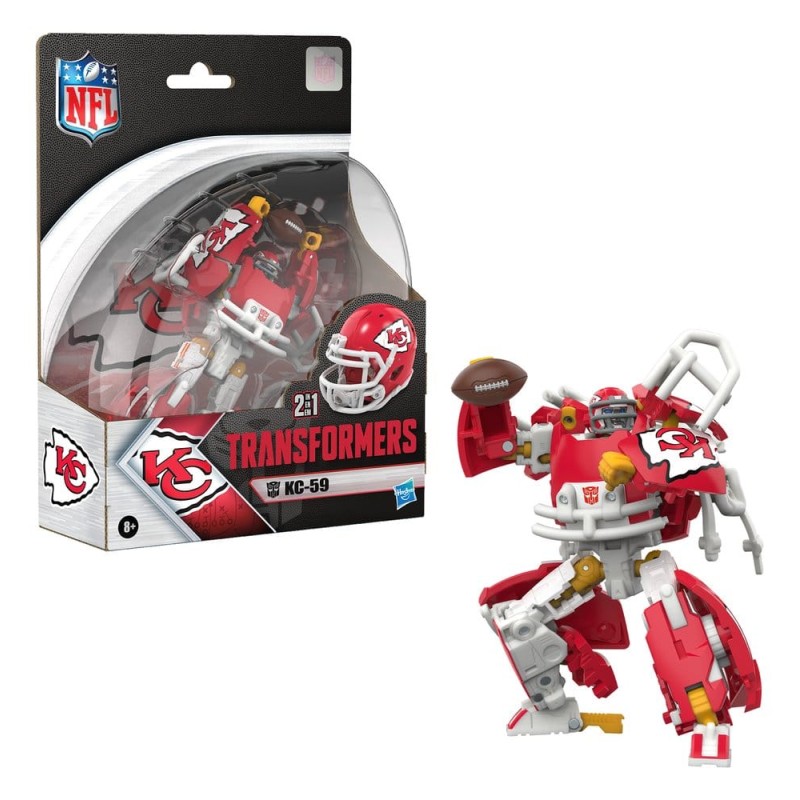 Transformers x NFL figurine Kansas City Chiefs: KC-59 14 cm