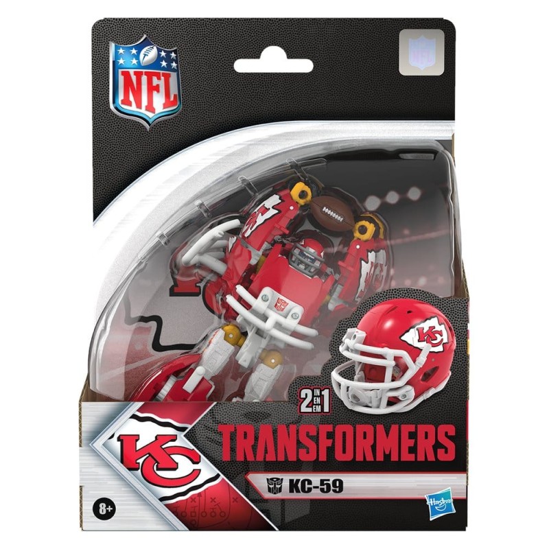 Transformers x NFL Action Figure Kansas City Chiefs: KC-59 14 cm