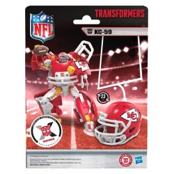 Transformers x NFL Action Figure Kansas City Chiefs: KC-59 14 cm