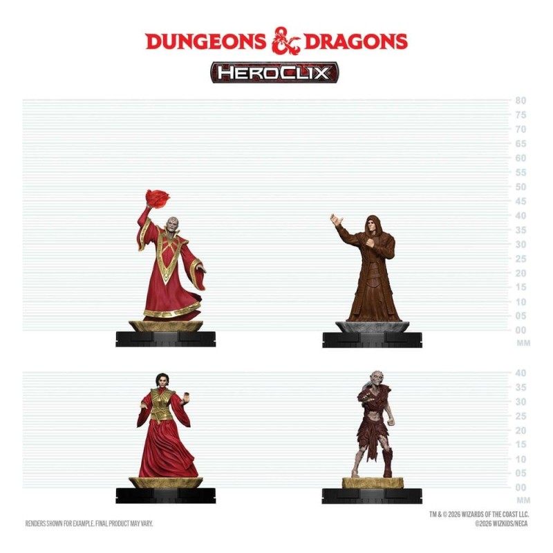 Dungeons & Dragons HeroClix 400: Set de Figurines Red Wizards of Thay