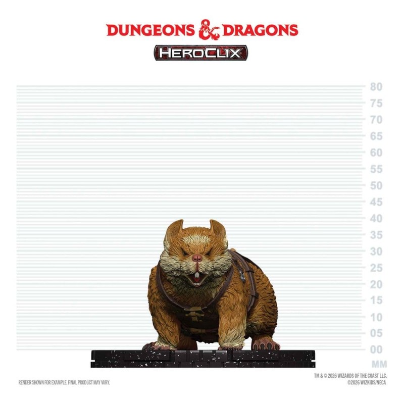 Dungeons & Dragons HeroClix: Giant figurine mini Space Hamster