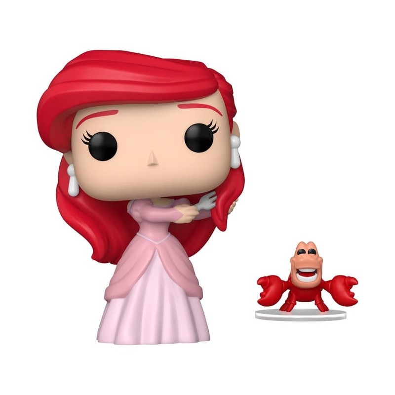 La Petite Sirène POP! Vinyl figurine S3 – Ariel with Sebastian 9 cm