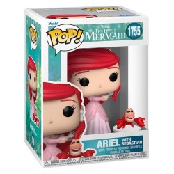 La Petite Sirène POP! Vinyl figurine S3 – Ariel with Sebastian 9 cm